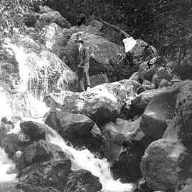 Creek at Otira Gorge.ca 1921-1923.