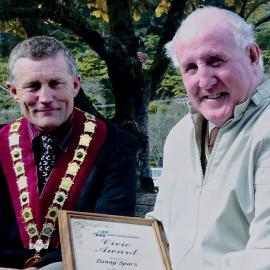 Danny Spark (athletics) gets Civic Award from mayor Tony Kokshoorn *PHOTO ALBUM*