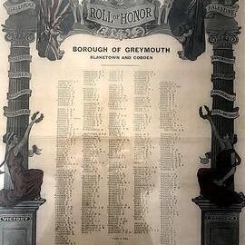 Roll of Honour for the Borough of Greymouth.