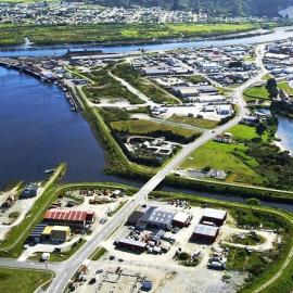 Blaketown, Greymouth aerial 2005