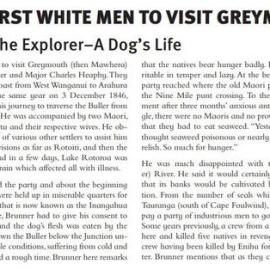 First European explorers - Heaphy, Brunner etc *PHOTO ALBUM*