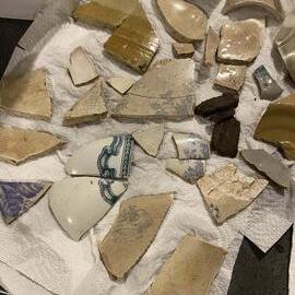 ALBUM - Shards of bygone heritage pottery.