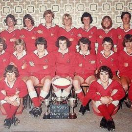 St Marys Junior Rugby Football Team.1977.