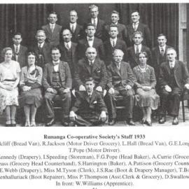 ALBUM - Runanga Co-Op Staff.ca.1933.