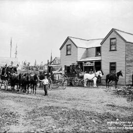 Morgan's Hotel Inangahua Junction .1880.