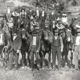 Horses at the Millerton coalmine