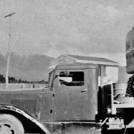 ALBUM - Basil Piner and Sons  - Some of his trucks and workers.