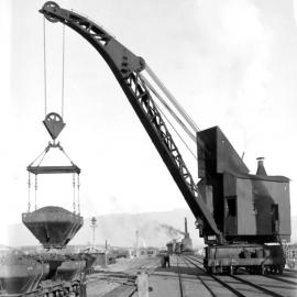 WESTPORT WHARF and crane --ca.1900.
