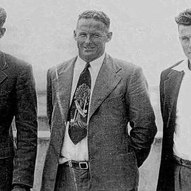  Afton Blackadder, Alan Rose and John Creighton all from Maruia -  chopping team  representing NZ in Australia.