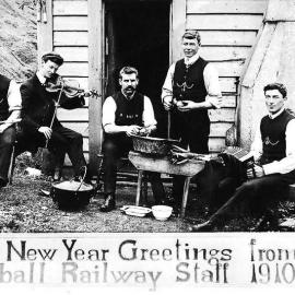 BLACKBALL RAILWAY STAFF . 1910.