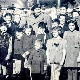  Maruia School children the day Field Marshall Lord Montgomery visited.