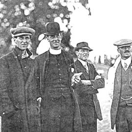 Hibernian Sports 1915 T O'Callaghan left , Greymouth . ca.1915.