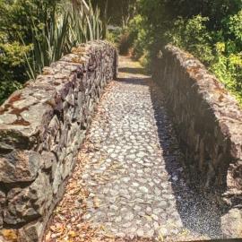 ALBUM - The bridge Pop Gordon Havill and Afton Blackadder built Springs Junction October , 50 years,1975 . 