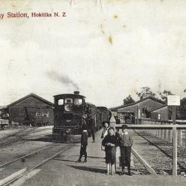 Steam train, HOKITIKA RAILWAY STATION