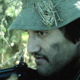 Corporal Tai Mason guarding the West Coast against marauding terrorists from Over The Hill.1970`s.