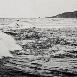 A BIG SEA ON THE BAR AT GREYMOUTH.1910.