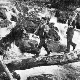 Road workers - Hollyford Okuru Road.1939.