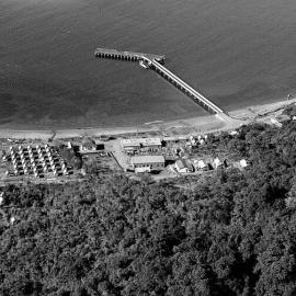 Aerial view of Jackson Bay, Westland, 1938.