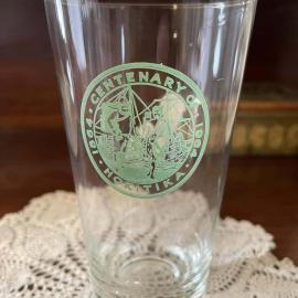 Hokitika centenary glass