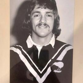 Kiwi player Mike O'Donnell - 10 years Kiwi Rep.1970.