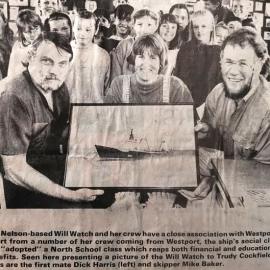 Back in the day late 80`s early 90`s when FT  WILL WATCH adopted a North School class.Westport.