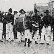  The Kokatahi Koiterangi Band at Kumara for Westland Jubilee. 1914.