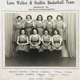 Lane Walker and Rudkin Basketball Team,Greymouth. 1950.