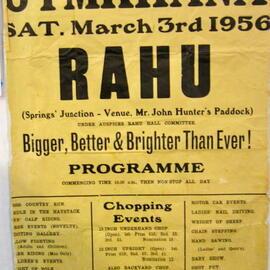 Monster gymkhana, Springs Junction, 1956