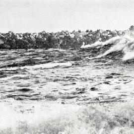 Heavy Seas - Blaketown Tiphead , Greymouth.1923.