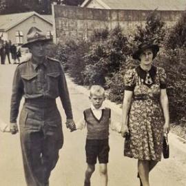 Home Guard member Francis Edward Lawson and family, of Dobson *PHOTO ALBUM*
