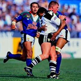 West Coaster nz Brent Stuart playing for Western Suburbs Magpies against the Warriors