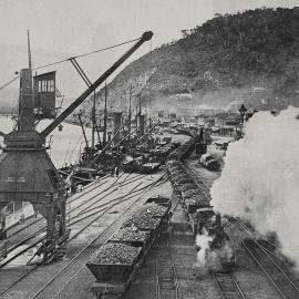 One Of The Dominion's Great Coal Ports - THE WHARF AT GREYMOUTH.1912.