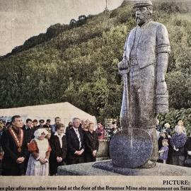 Brunner Mine memorial 2010