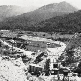 New railway construction on a large scale - the new section between Glenhope and Murchison being nearly completed.1930.