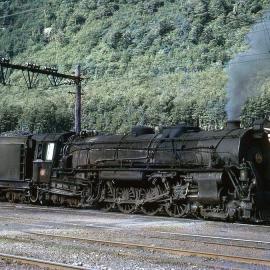 NZR Kp 970 STEAM TRAIN.  ARTHURS PASS.