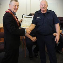 Cyclone Ita - Hokitika fire chief Harry Collett recognised
