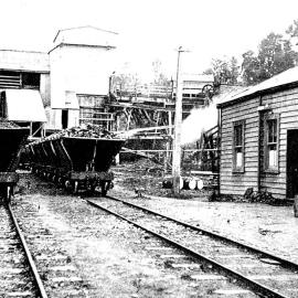 Loading Trucks At the Seddonville Bins.1909.