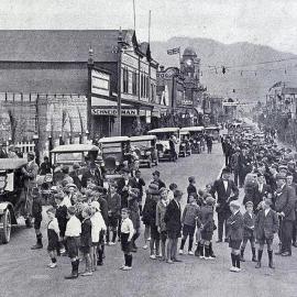 Honouring the pioneers who 'blazed the trail' in the Buller District.Westport .1927