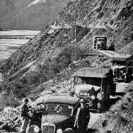 Military manoeuvres in the South Island -  Army Service Corps' trek from Christchurch to the West Coast.1938.
