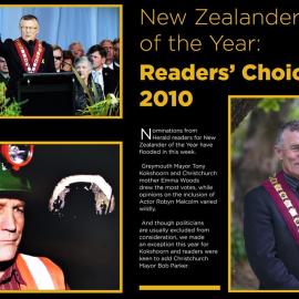 New Zealander of the Year Readers' Choice Tony Kokshoorn