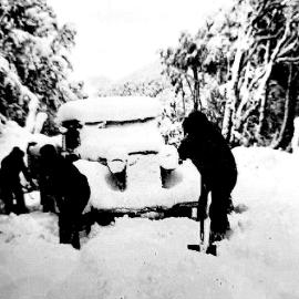 Lewis Pass in the winter.