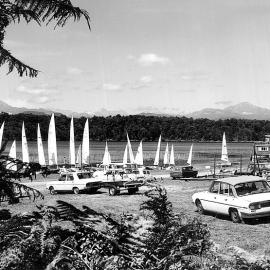 Lake Mahinapua near Hokitika.1979 .