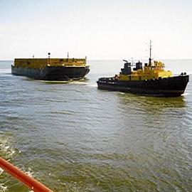 ALBUM- SEA TOW barges, Greymouth