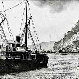 Ship SS Rosamond in Greymouth Port, *PHOTO ALBUM*