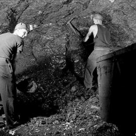 Coal miners at Blackball Mine.1935.