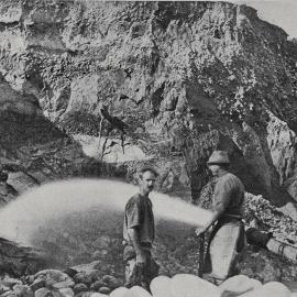 AN ALLUVIAL CLAIM AT ADDISON'S FLAT ,South of Westport.1913.