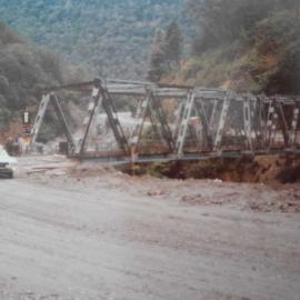 Haast Pass bridge. 1979,
