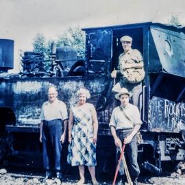 Loco outside Ruru sawmill