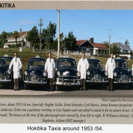 Hokitika taxis 1953/54