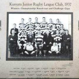 KUMARA RUGBY LEAGUE CLUB. 1937.